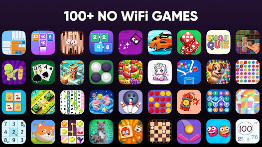 100+ Offline Games No WiFi Fun