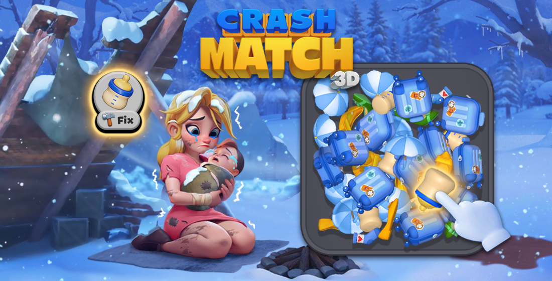 Crash Match 3D: ASMR Story