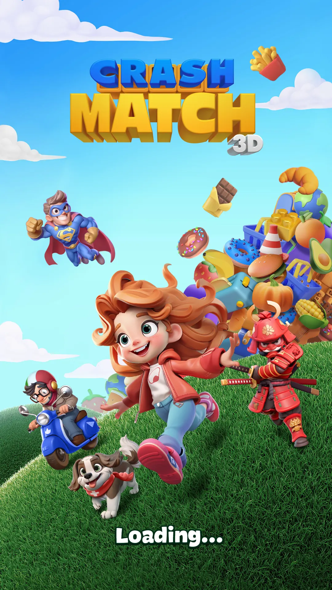 Crash Match 3D: ASMR Story